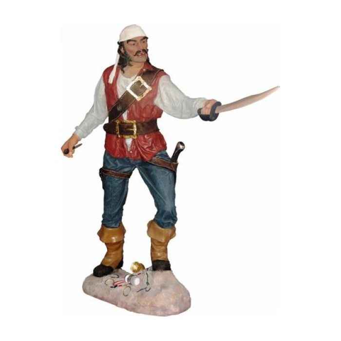 Pirat Christobal lebensgroß Deko- & Werbefigur