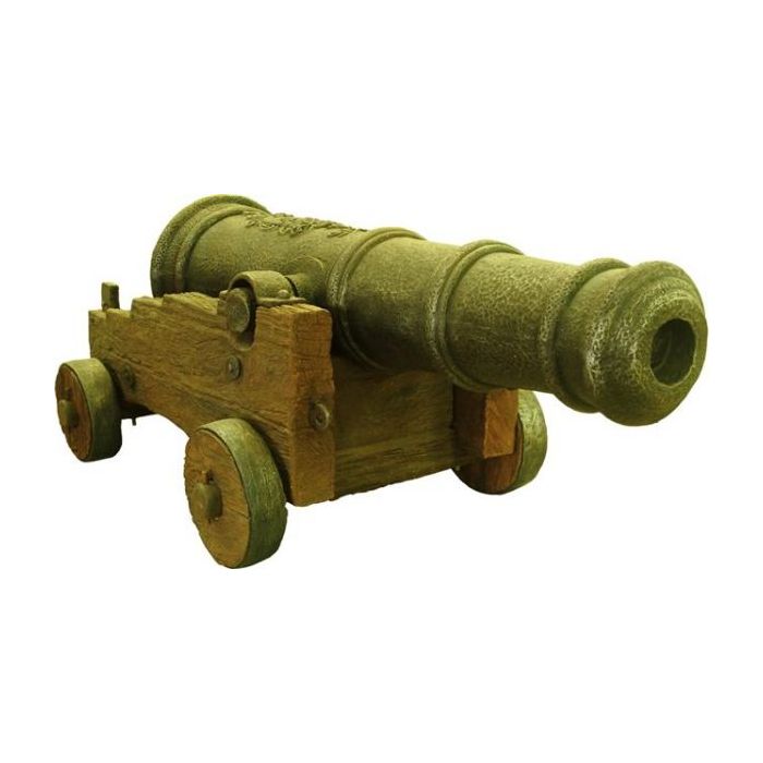 Große Kanone verkleinert Deko- & Werbefigur