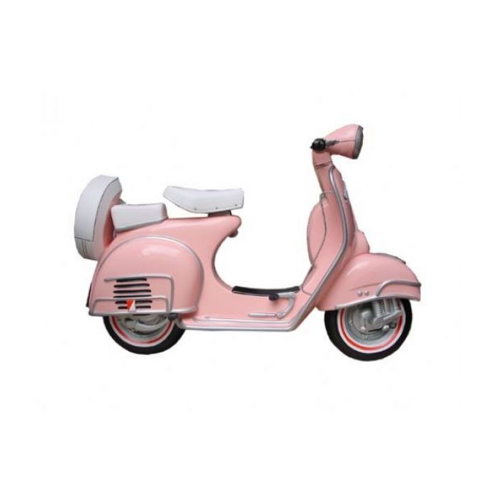 Scooter in Pink verkleinert Deko- & Werbefigur