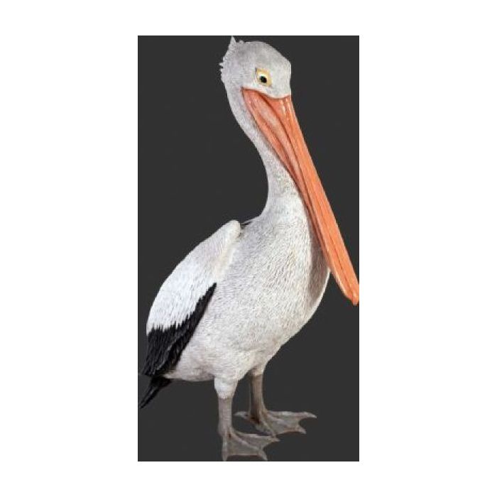 Pelikan lebensgroß Dekorationsfigur