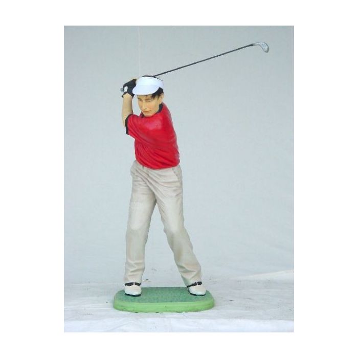 Golfer modern klein verkleinert Dekorationsfigur