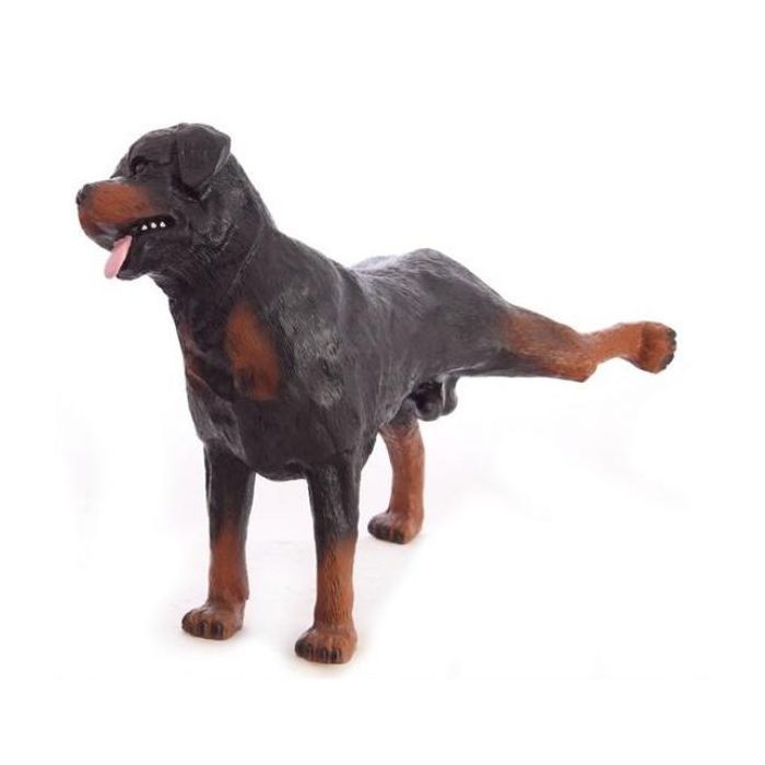 Rottweiler Kampfhund lebensgroß Dekorationsfigur