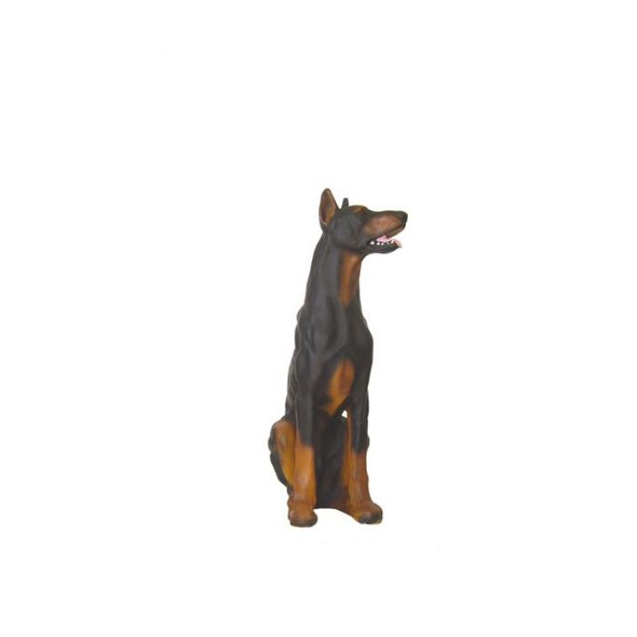Dobermann lebensgroß Dekorationsfigur