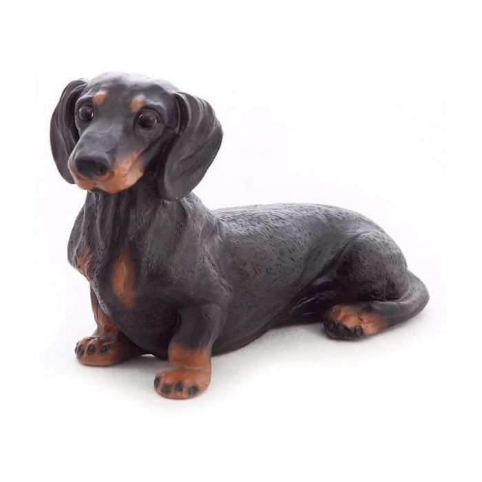 Dackel lebensgroß Dekorationsfigur