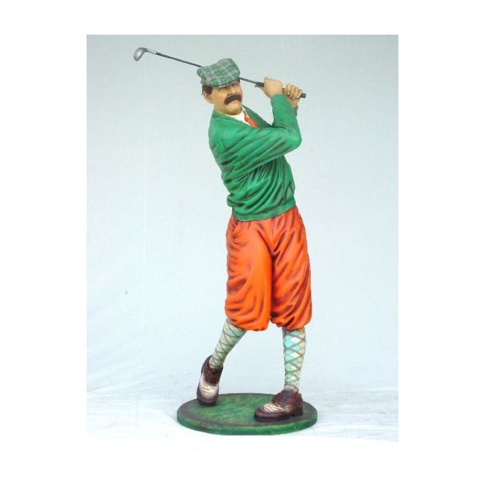 Golfer klassisch lebensgroß Deko- & Werbefigur
