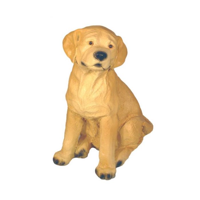 Labrador sitzend lebensgroß Dekorationsfigur