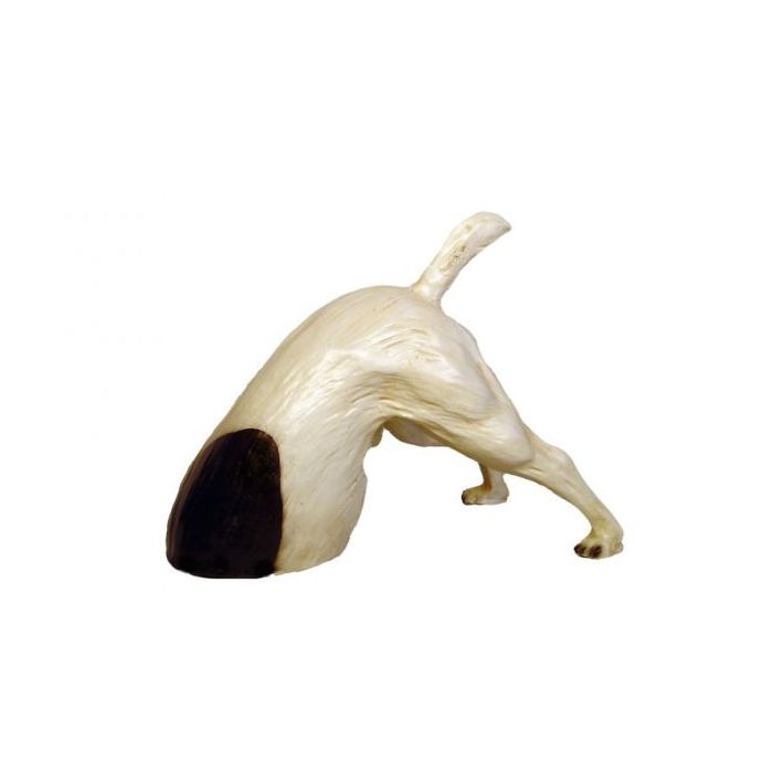 Hund gräbt Loch lebensgroß Dekorationsfigur