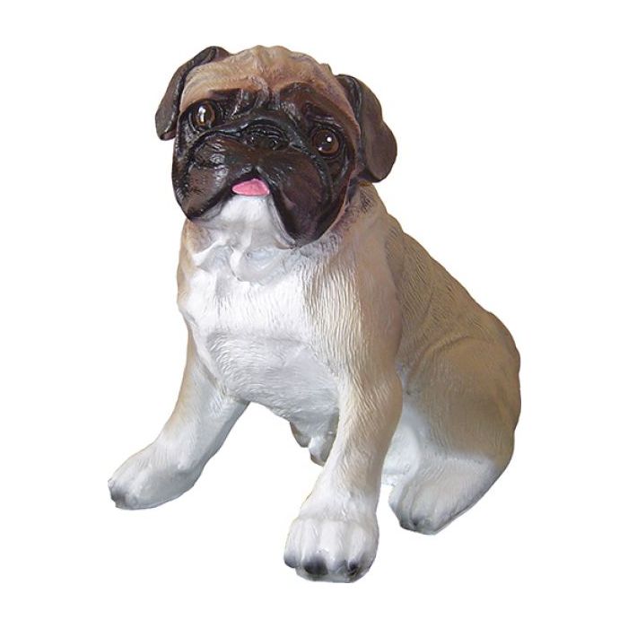 Mops lebensgroß Dekorationsfigur