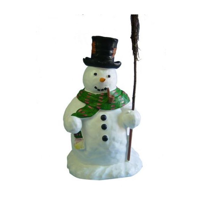 Schneemann lebensgroß Dekorationsfigur