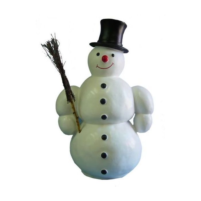 Schneemann lebensgroß Dekorationsfigur