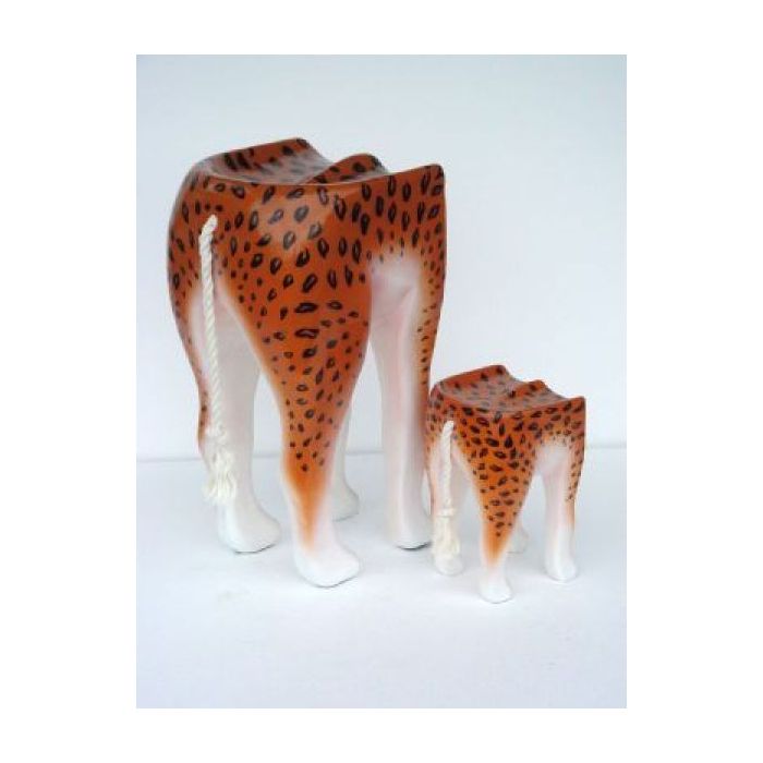 Barhocker Leopard Groß verkleinert Sitzmöglichkeit