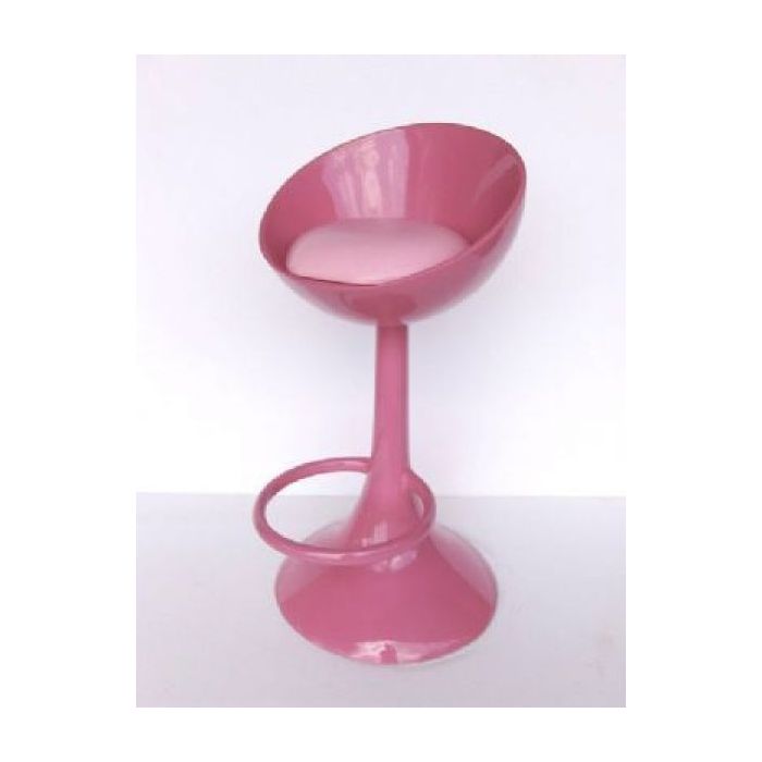 Retro Barhocker lebensgroß Sitzmöglichkeit