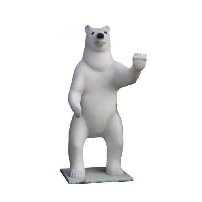 Eisbär groß stehend lebensgroß Deko- & Werbefigur