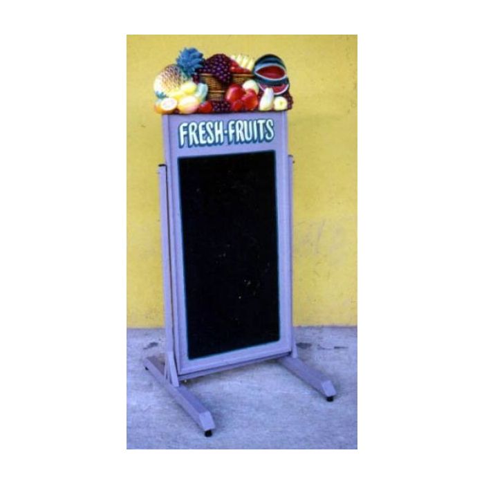 Aufsteller Fresh - Fruits 1 lebensgroß Angebotstafel