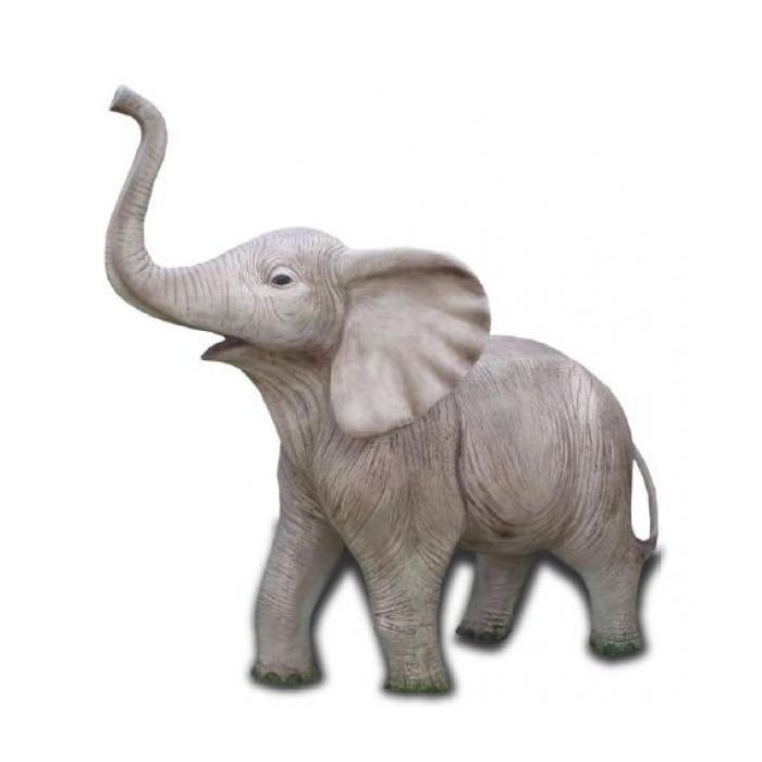 Kleiner Elefant lebensgroß Deko- & Werbefigur