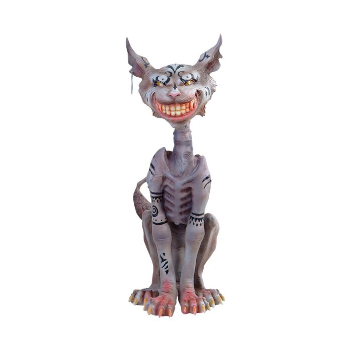 Horror Cat lebensgroß Dekorationsfigur
