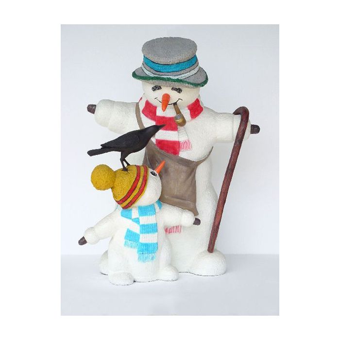 Schneemänner lebensgroß Deko- & Werbefigur