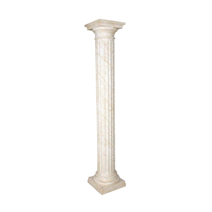 Große Säule im Marmor - Look lebensgroß Säule