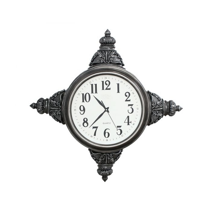Vintage Uhr für Wand Silber keine Angabe Uhr