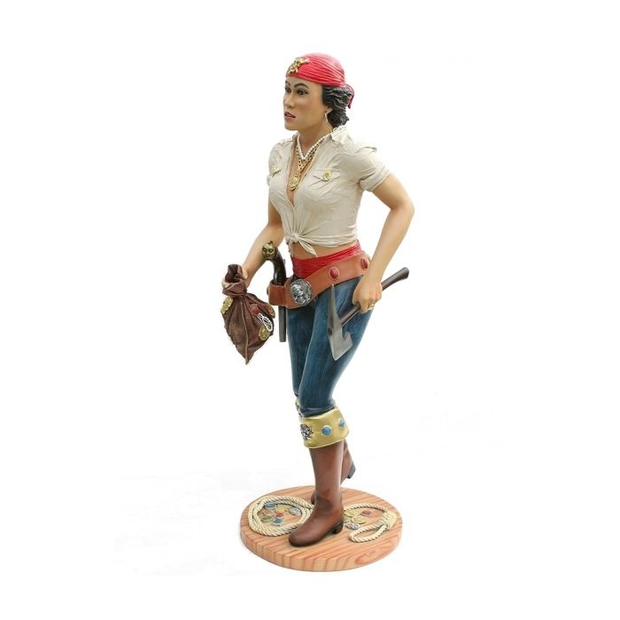 Piratenfrau mit Axt lebensgroß Deko- & Werbefigur