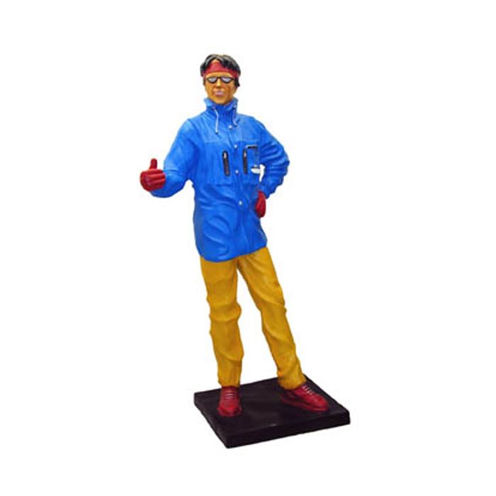 Snowboarder lebensgroß Deko- & Werbefigur