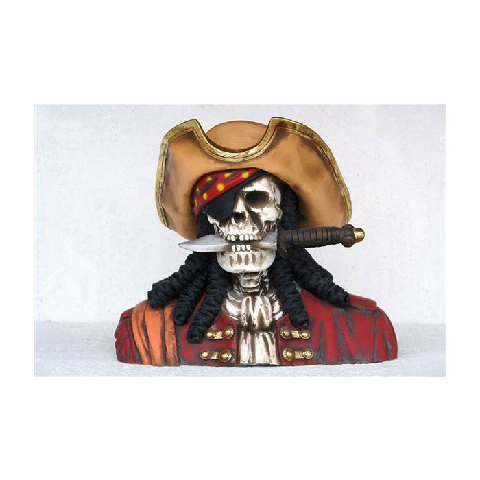 Piratenkopf lebensgroß Dekorationsfigur