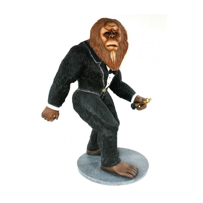 Big Foot mit Preisfigur lebensgroß Deko- & Werbefigur