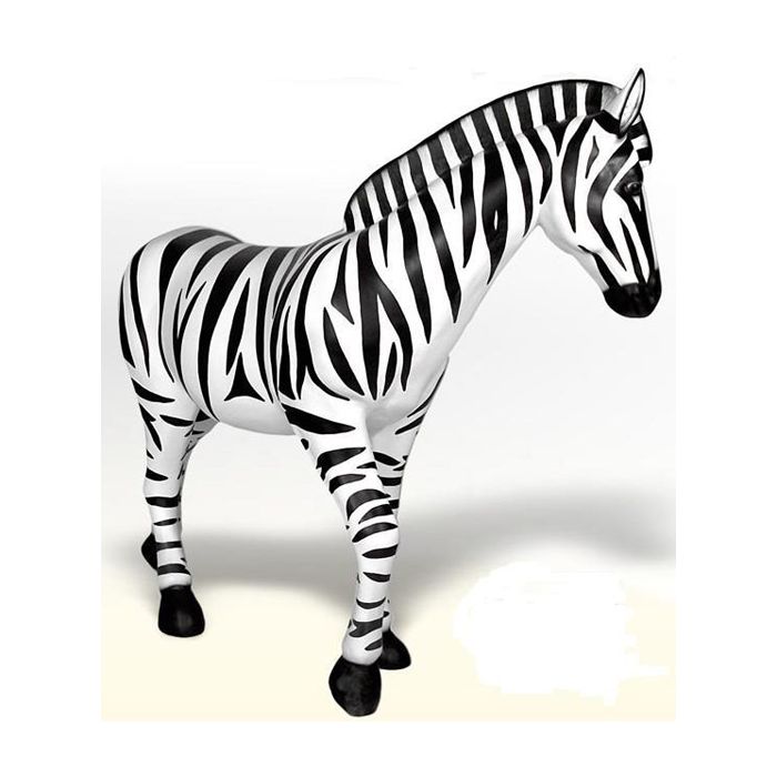 Zebra lebensgroß Deko- & Werbefigur