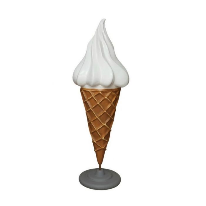 Softeis mit Waffel übergroß XXL Deko- & Werbefigur