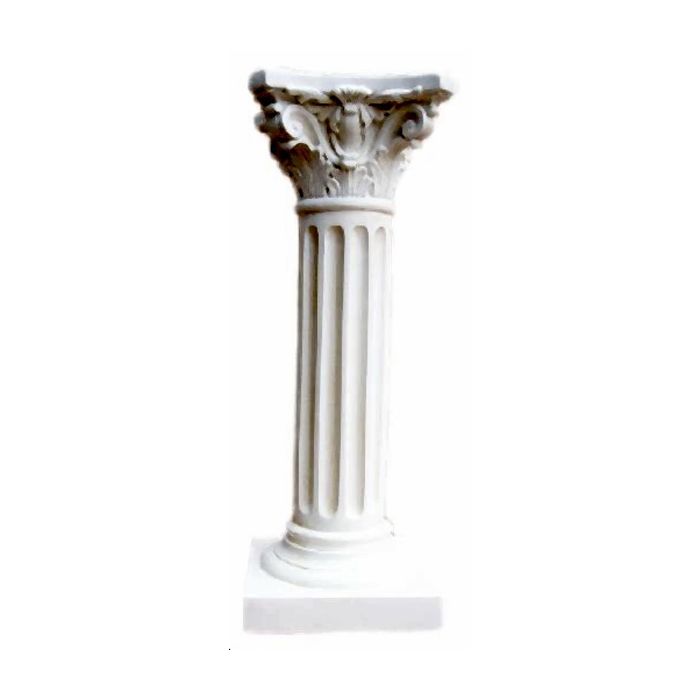 Säule mit Schneckenkapitell lebensgroß Säule