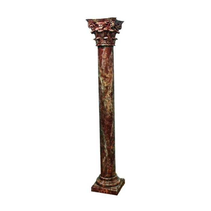 Große Säule im Marmor - Look lebensgroß Säule