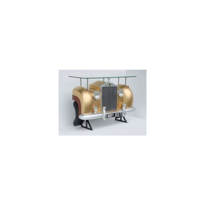BAR - ROLLS-ROYCE (GOLD) lebensgroß Ablagemöglichkeit