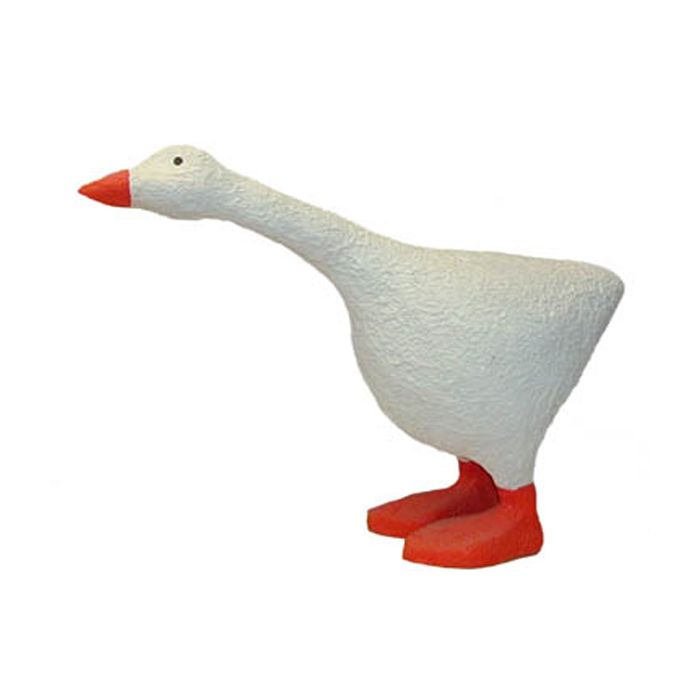Gans lebensgroß Dekorationsfigur