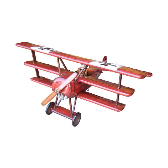 Der Rote Baron Flugzeugmodell verkleinert Deko- & Werbefigur