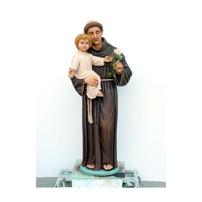 St. A v.Padua lebensgroß Deko- & Werbefigur