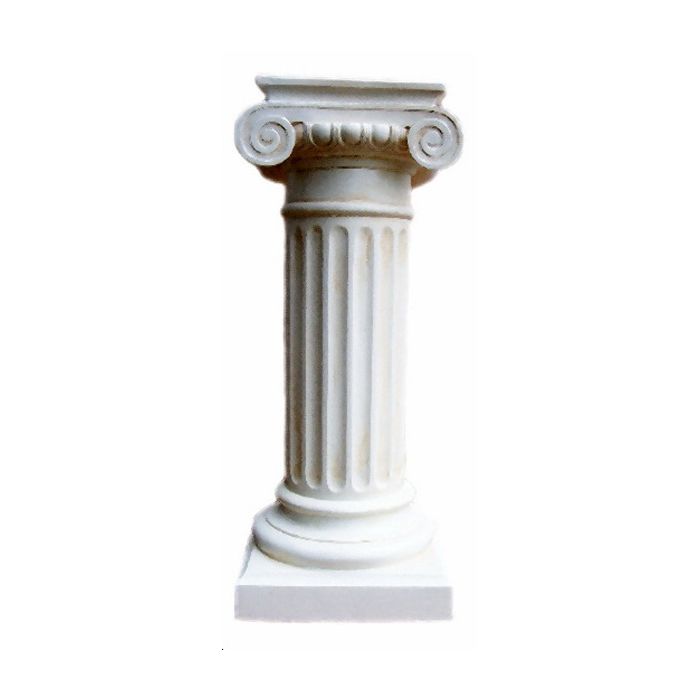 Säule mit Schneckenkapitell lebensgroß Säule