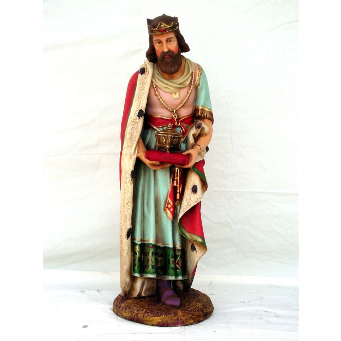 mittelgroßer stehender Balthasar verkleinert Dekorationsfigur