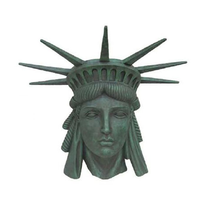 Freiheitsstatue Kopf lebensgroß Dekoköpfe & Büsten