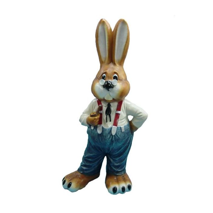 gr0ßer Osterhase mit Pfeife vergrößert Deko- & Werbefigur