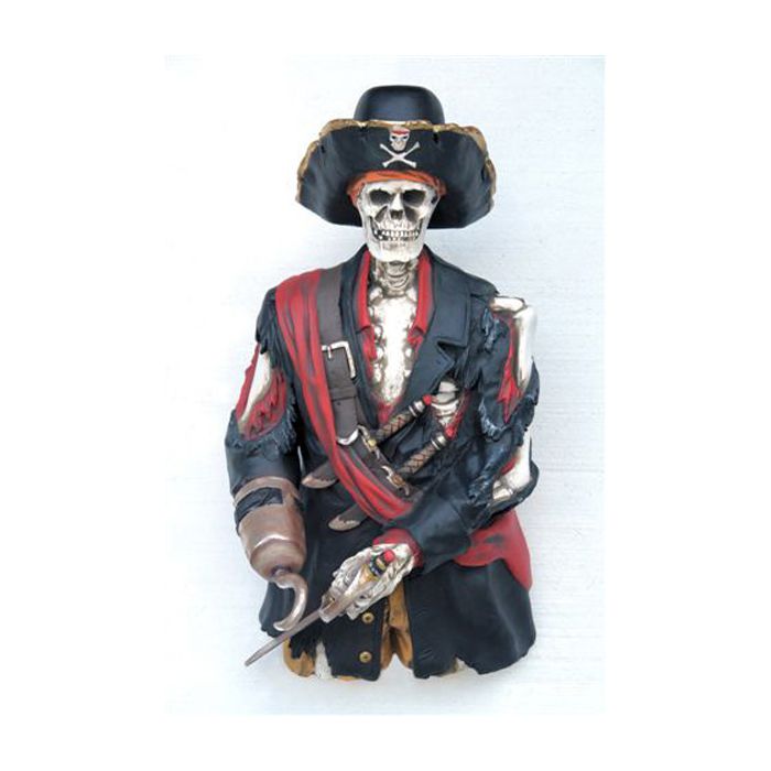 Piratenskelett halb lebensgroß Deko- & Werbefigur