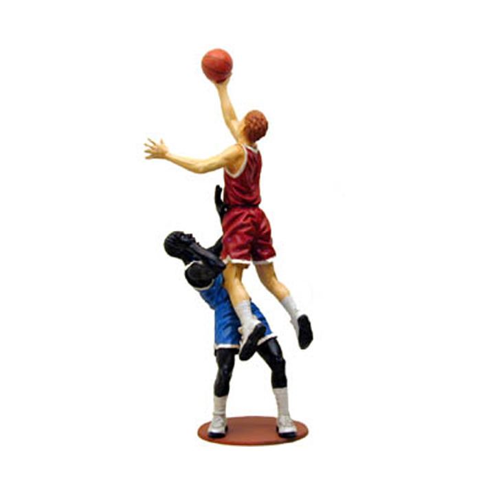 Zwei Basketballer verkleinert Dekorationsfigur