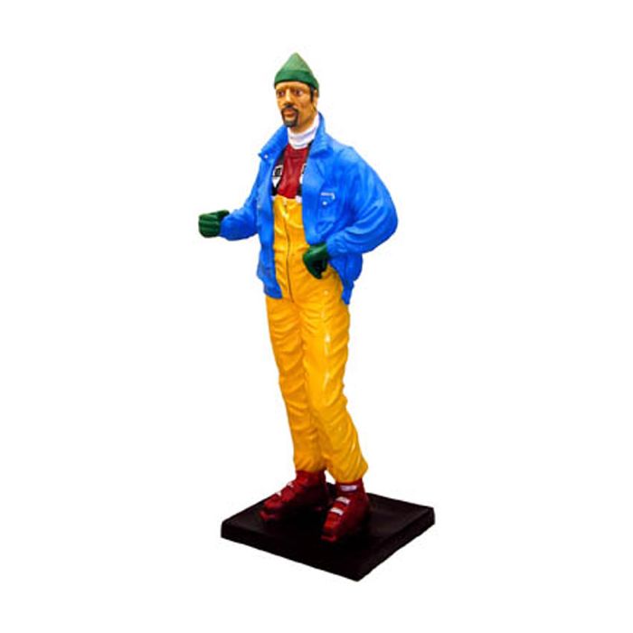 Skifahrer lebensgroß Deko- & Werbefigur