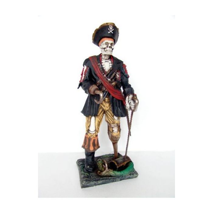 Piratenskelett klein verkleinert Dekorationsfigur