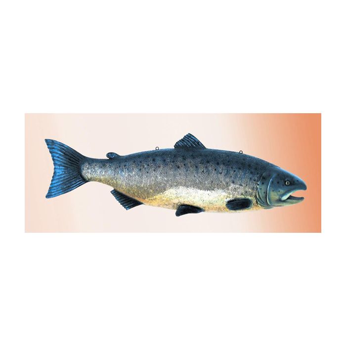 Lachs lebensgroß Dekorationsfigur
