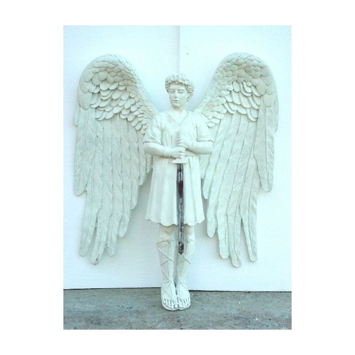 Engel Michael lebensgroß Dekorationsfigur