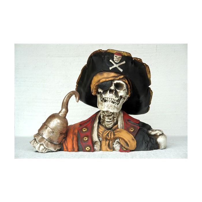 Piratenkopf lebensgroß Dekorationsfigur
