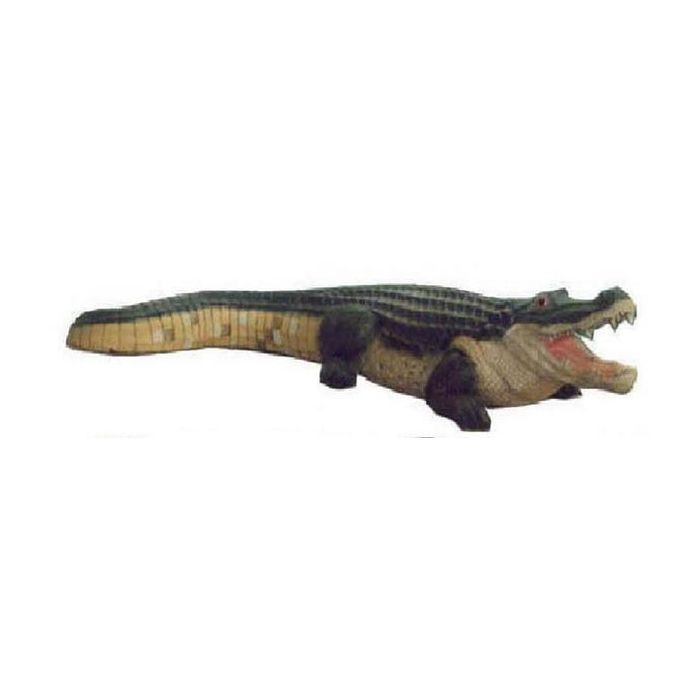 Aligator lebensgroß Dekorationsfigur