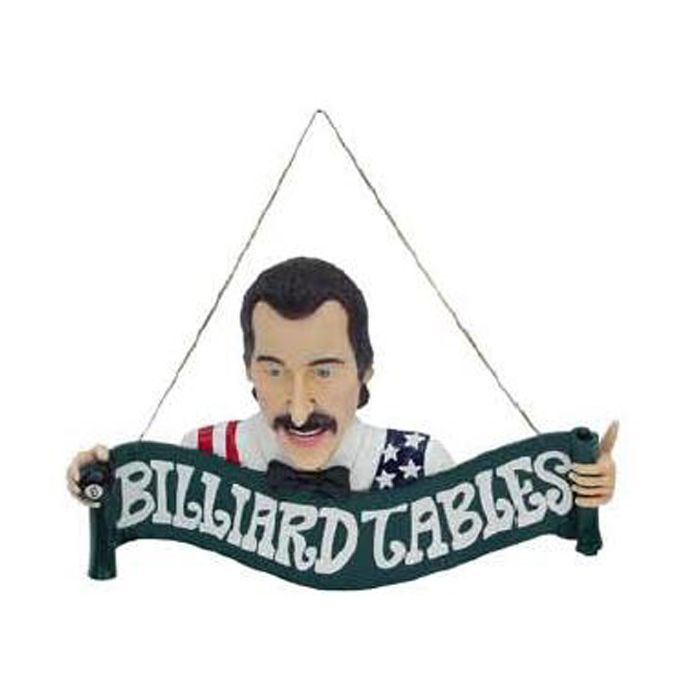 Billiardtisch-Schild verkleinert Schild
