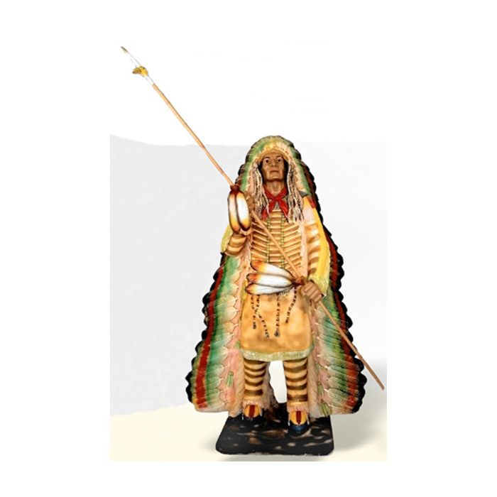 Indianerhäuptling lebensgroß Deko- & Werbefigur