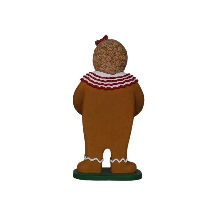 Lebkuchen-Mädchen mit Buch vergrößert Diverse Dekoelemente